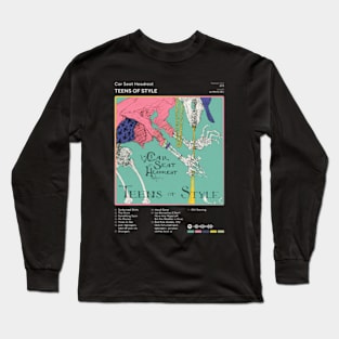 Car Seat Headrest - Teens of Style Tracklist Album Long Sleeve T-Shirt